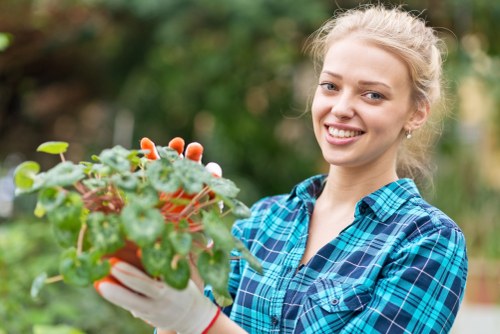 Beautiful garden in Kensington with professional gardening services