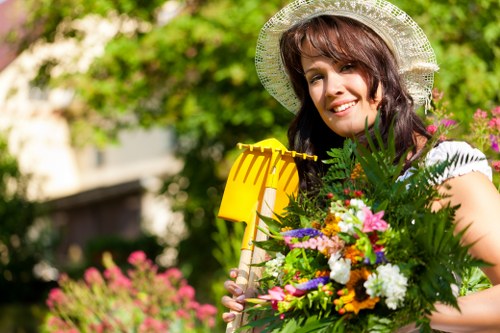 Happy clients enjoying their Gardeners Kensington garden